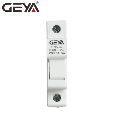 GEYA Solar PV 1/2Pole Fuse & Holder DC Protection 2-30Amp 10*38mm 20kA 1000VDC
