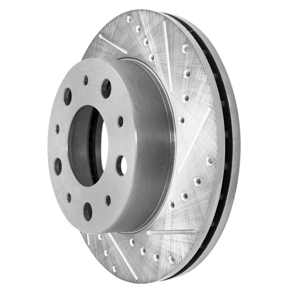 Front Drilled Slotted Disc Brake Rotors for Fiat Ducato Ram ProMaster 2500 3500 - Image 4 of 4