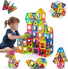 180Stk Blocks Magnetic Building Kinder Spielz...
