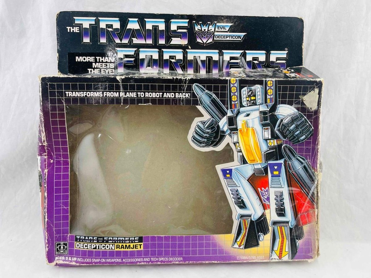 Transformers Original G1 1985 Decepticon Jet Ramjet Complete w