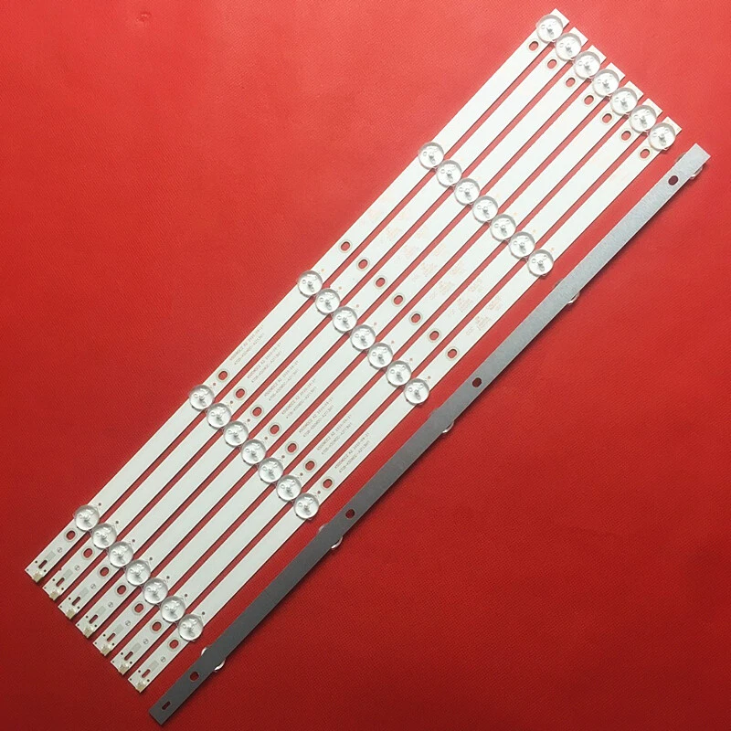 9Pcs LED Backlight Strips 4708-K50WDC-A4113N01 For Toshiba 50LF621U21 50LF621C21 - Image 2 of 4