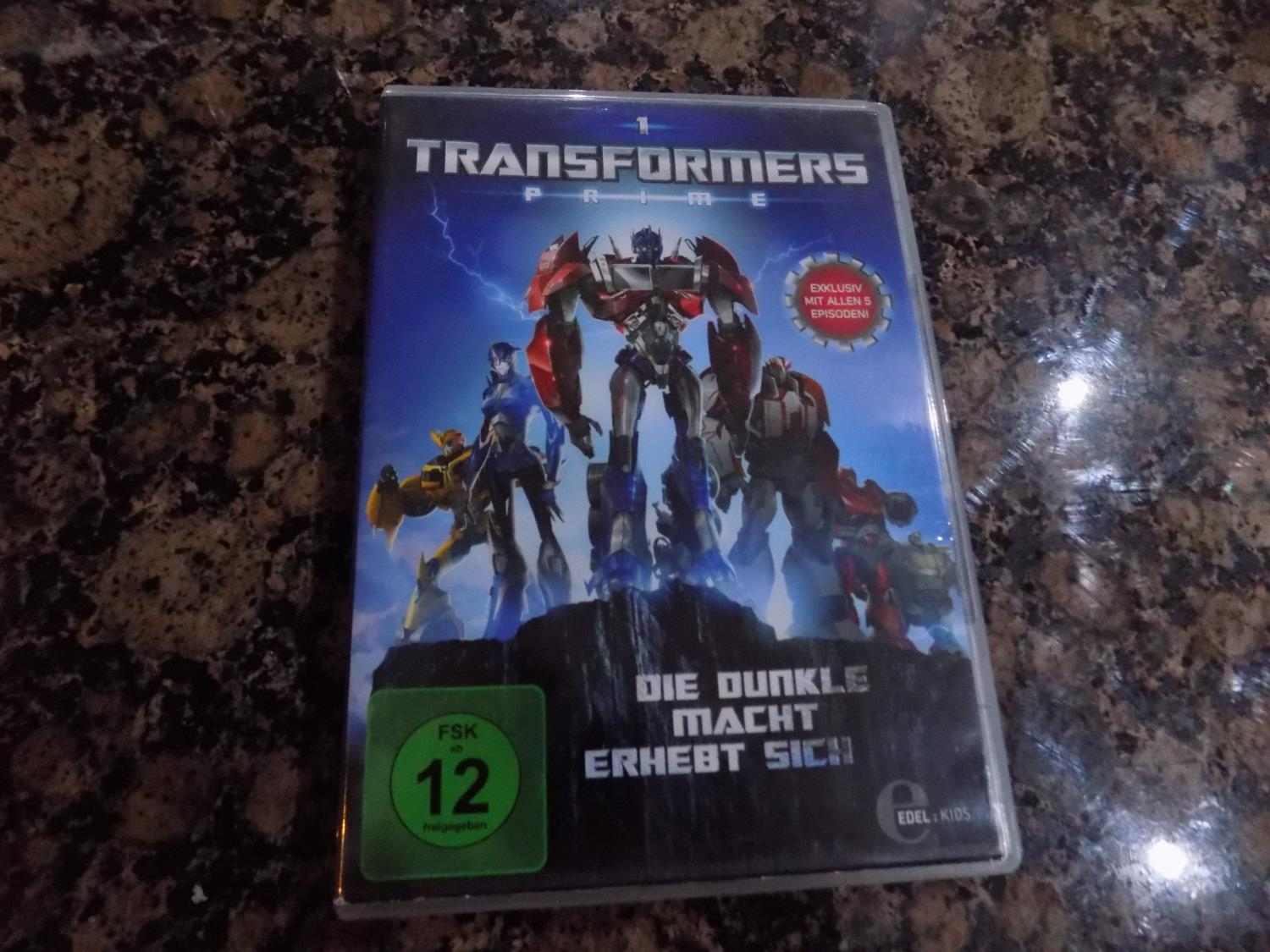 TRANSFORMERS PRIME ( GERMAN LANGUAGE ) DVD FREE SHIPPING