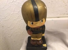 1961- PITTSBURGH STEELERS Square Base Football Bobblehead Noddler
