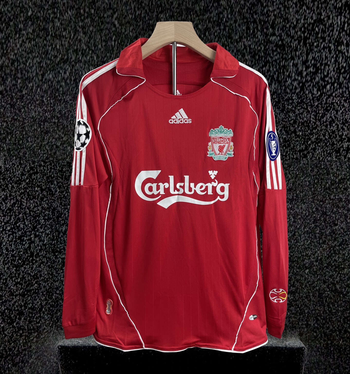 Liverpool FC 2007-2008 Home Retro Jersey – Champions League