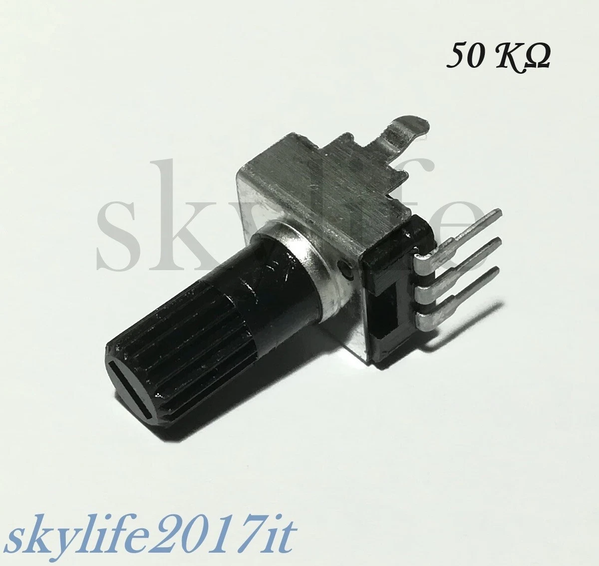 POTENZIOMETRO/POTENTIOMETER 50 KOhm 50K Lineare Con MANOPOLA/with Knob - Foto 5