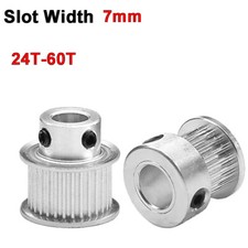 HTD 2M Timing Belt Pulley BF-Type 24T-60T Bore 4mm-15mm For 7mm Wide Timing Belt