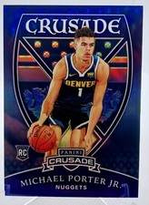 2018-19 Chronicles Crusade Purple Prizm Rookie- Michael Porter Jr. /49