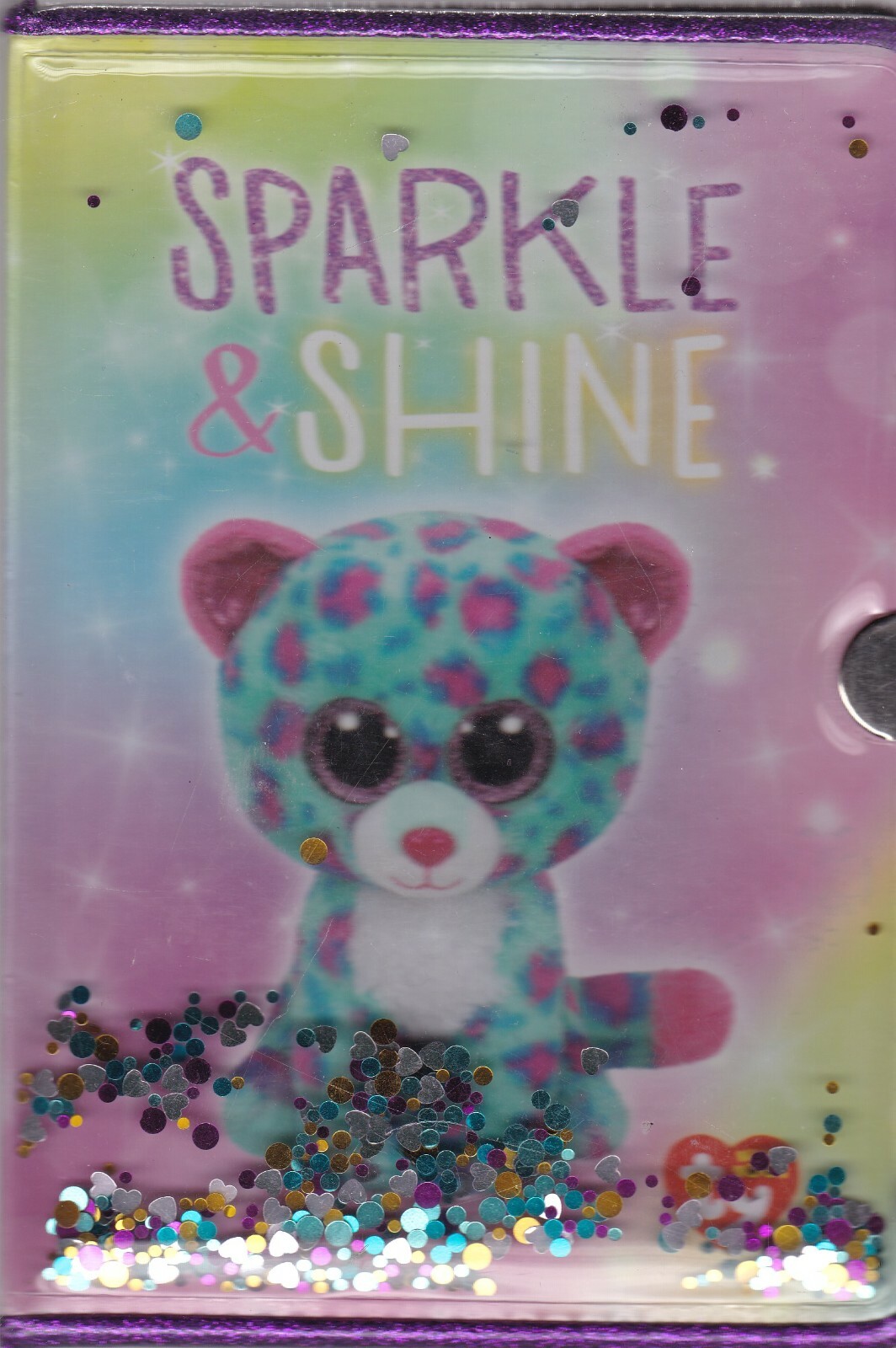 Beanie Boos Sparkle and Shine Confetti Glitter Journal Book