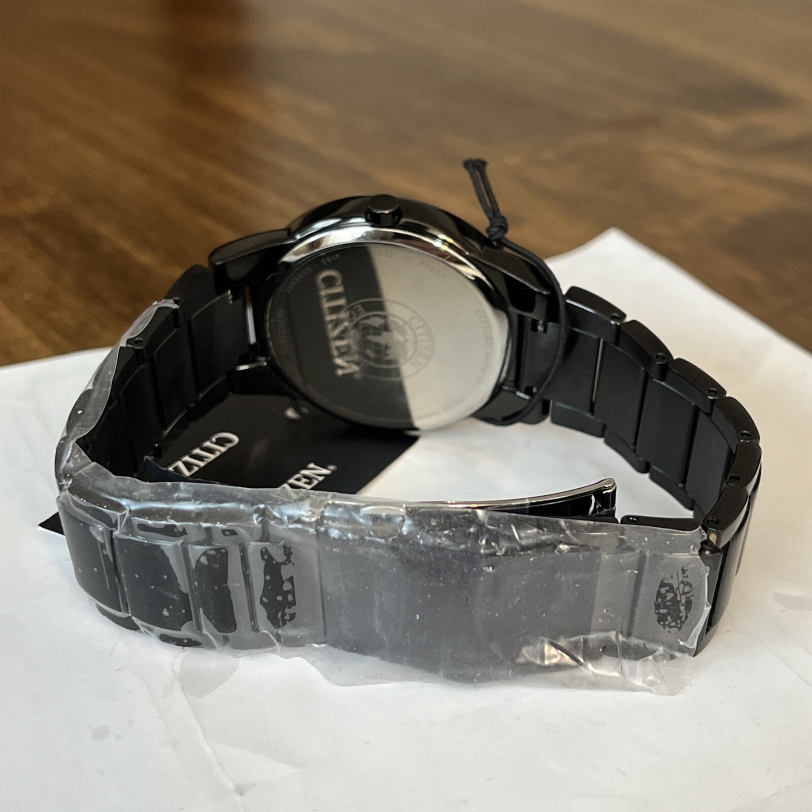 CITIZEN EcoDrive AXIOM DIAMONDS Black IP Men's Watch AU106558G MSRP