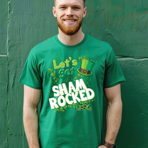 Let's Get Shamrocked Hombres Mujeres Divertidas Camisetas Día de San Patricio Camiseta Irlandesa #STPD - Imagen 10 de 20