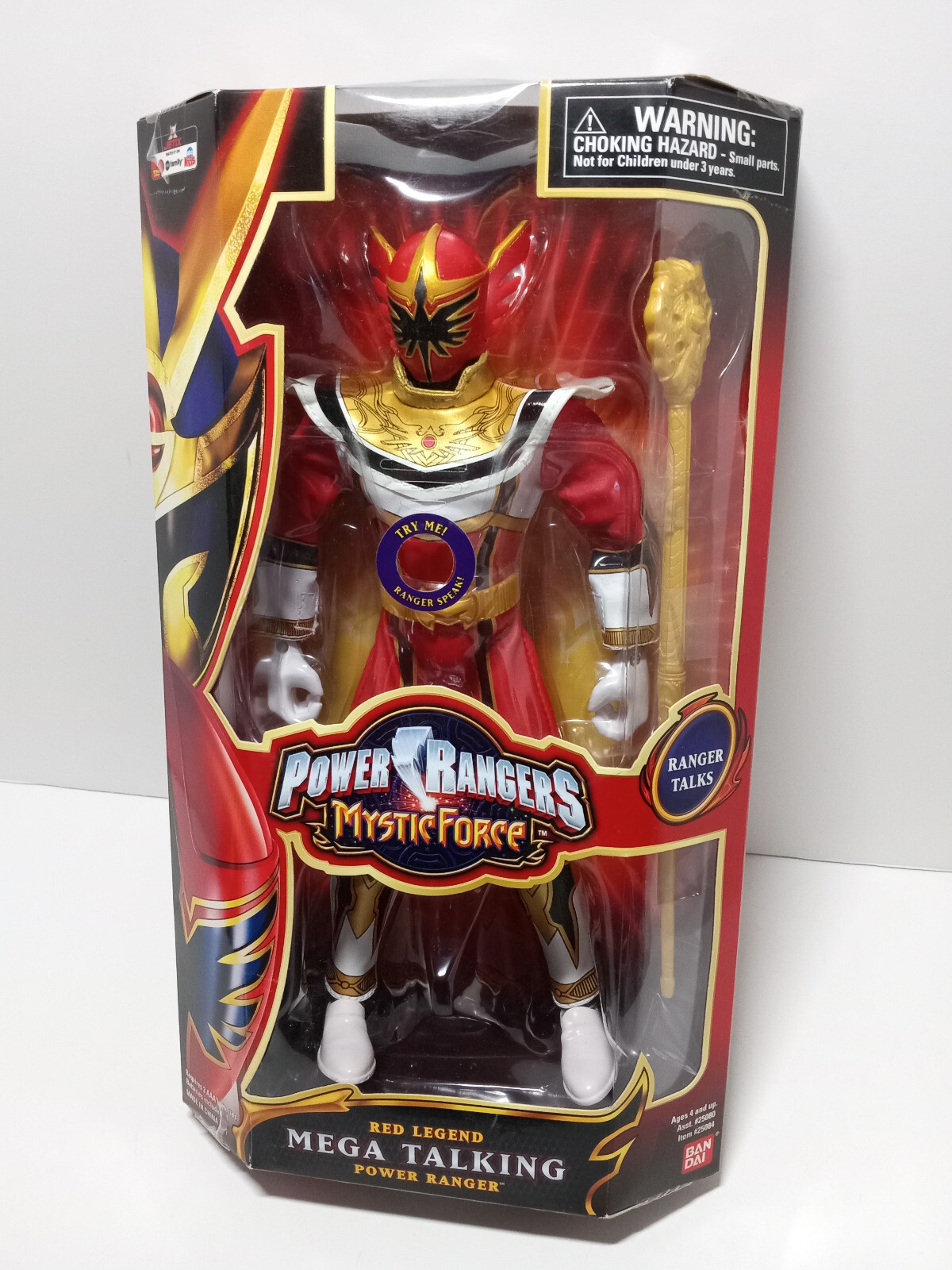 LOT 3 Power Rangers Mystic Force Talking 12" Solaris Knight Red Dragon Figures - Thumbnail 5