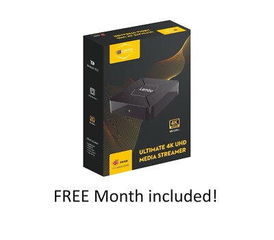 Lambo box Android 10 Dual Band 5G WIFI 2GB/16GB 4K FREE month of service Include