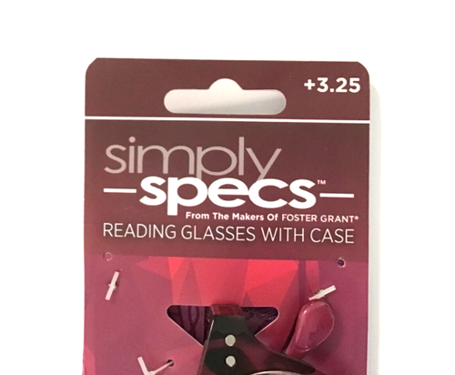 Foster Grant Simply Specs Women's Prem. Reading Glasses MAG Purple Frames +3.25 - Picture 2 of 19