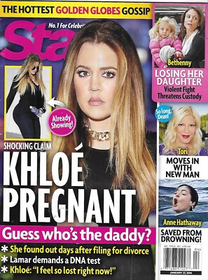Star Magazine Khloe Kardashian Bethenny Frankel Anne Hathaway Tori Spelling