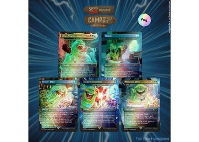 マジック：ザ・ギャザリング MTG SecretLair Ghostbusters: Slimer Foil Secret Lair x Ghostbusters: Slimer FOIL mtg sealed IN HAND