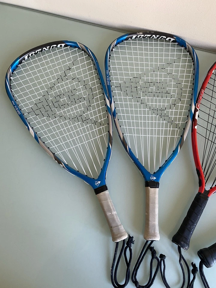 4 raquetas de raquetball - Head MX Fire & Dunlop Apex Pro Foto 2 de 4