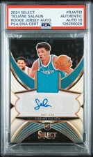 2024-25 Panini Select - Tidjane Salaun - Rookie Jer Auto /199 - PSA Auth Aut 10