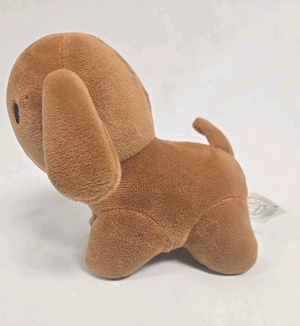 RARE Miffy The Bunny Brown Snuffy Dog Plush Illustrations Dick