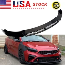 Front Bumper Lip Spoiler Chin Splitter Body Kit For Kia Forte Optima Gloss Black
