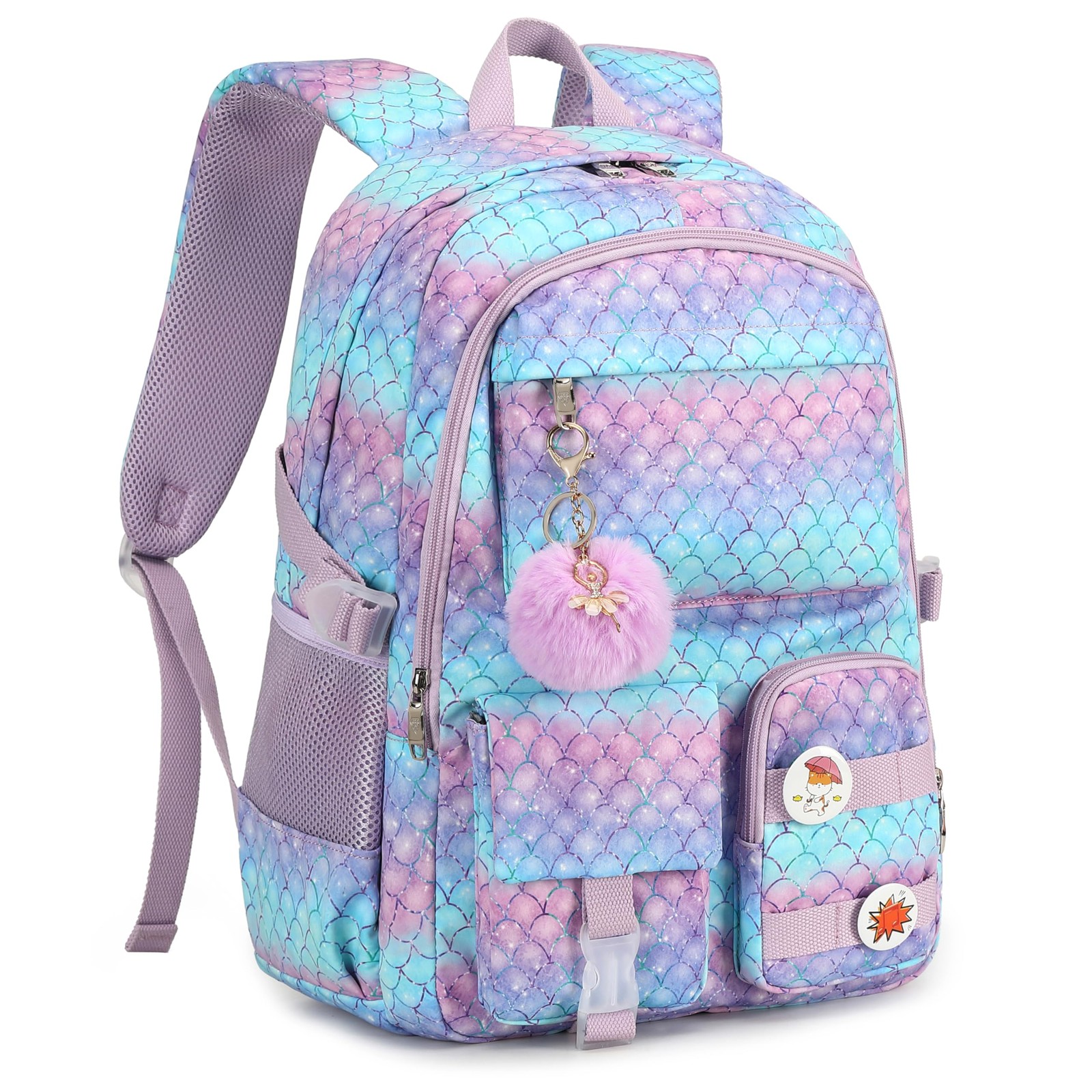 15.6 Inch Girls Laptop Backpack for School - Large Elementary Middle Student Bag