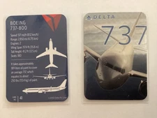 Delta 737-800 Trading Card 2016 No.41 BRAND NEW!