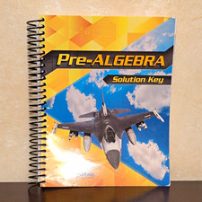 Abeka Pre-Algebra 8th Grade  Solution Key Spi...