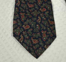 Vintage Smithsonian Institution 100% Silk Necktie Men's Classic Italian Paisley