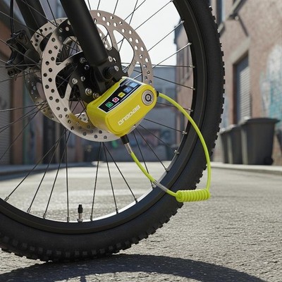 Alarm Disc Brake Lock Anti Theft Security Lock For Motorcycle Bicycle Scooter