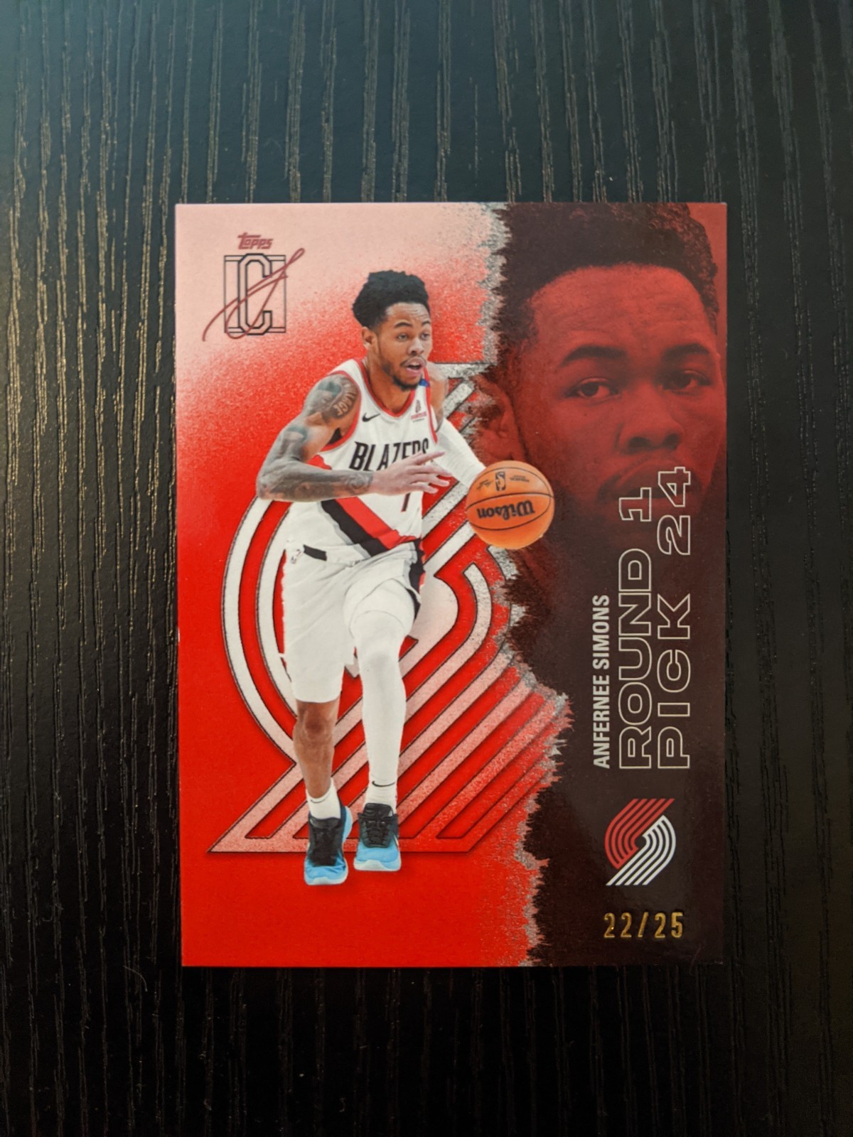 Anfernee Simons #70 2025 Topps Signature Class Red SSP /25