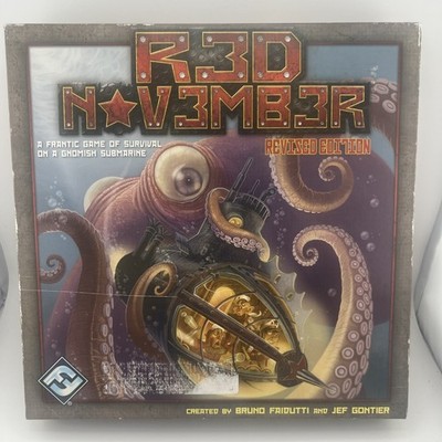 Vintage Red November Board Game Revised Edition Fantasy Flight Games RN0480