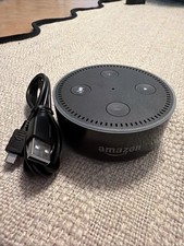 Amazon Echo Dot Negro Segunda Generación. Viene con cable.