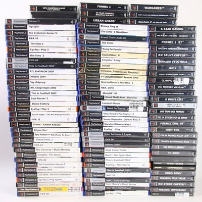 PS1 PS2 Playstation 1 2 Spiele Sammlung Konvolut Fifa Singstar Metal Gear Solid