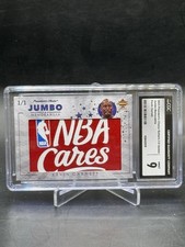 2023 President’s Choice Kevin Garnett Jumbo Patch NBA Cares Logoman 1/1 CGC 9
