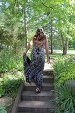 Jovani sequin lace back prom dress