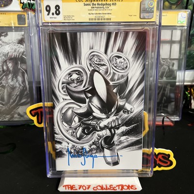 CGC SS 9.8 Sonic The Hedgehog Issue #69 Signed By Mico  Suayan Sketch Exclusive