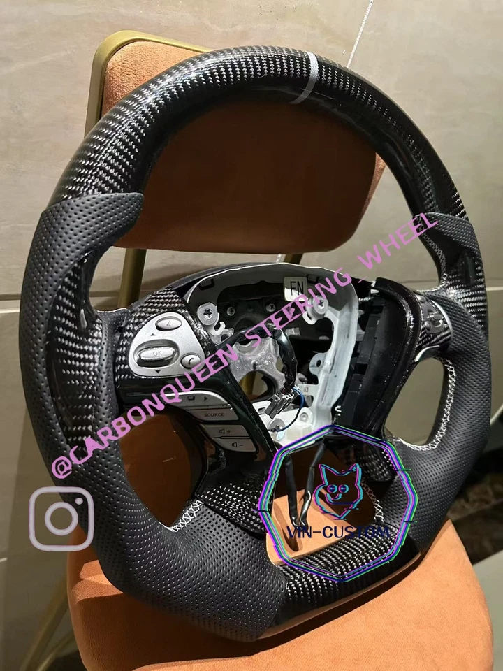 Volante INFINITI M35/M37/M56/Q70 11-19 AÑOS CON BLANCO+BOTONES Foto 4 de 4