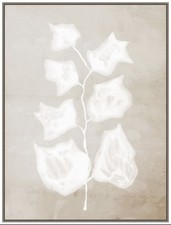 Urban Road Paper Bark II Framed Canvas Wall Art Print 32"x42" Modern Botanical