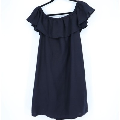 TOMMY BAHAMA Linen Blend Off Shoulder Mini Dress Black Sleeveless Women's S | eBay TOMMY BAHAMA Linen Blend Off Shoulder Mini Dress Black Sleeveless Women's S | eBay