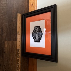 Harley Davidson Framed Shield Logo Shield
