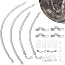 Dually Valve Stem Extenders Kit,Double Tires Air Inflation Kit Fits 16" to...
