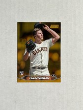 2024 Topps Stadium Club Kyle Harrison Rookie Card Gold Foil. rookie card picture