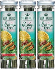 Scentsicles O Christmas Tree Scented Ornaments with Hooks - 3...