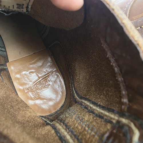 Red Wing Heritage Classic 6" Iron Ranger Boots Ambre Homme Taille 9 D Made in USA - Photo 10/12