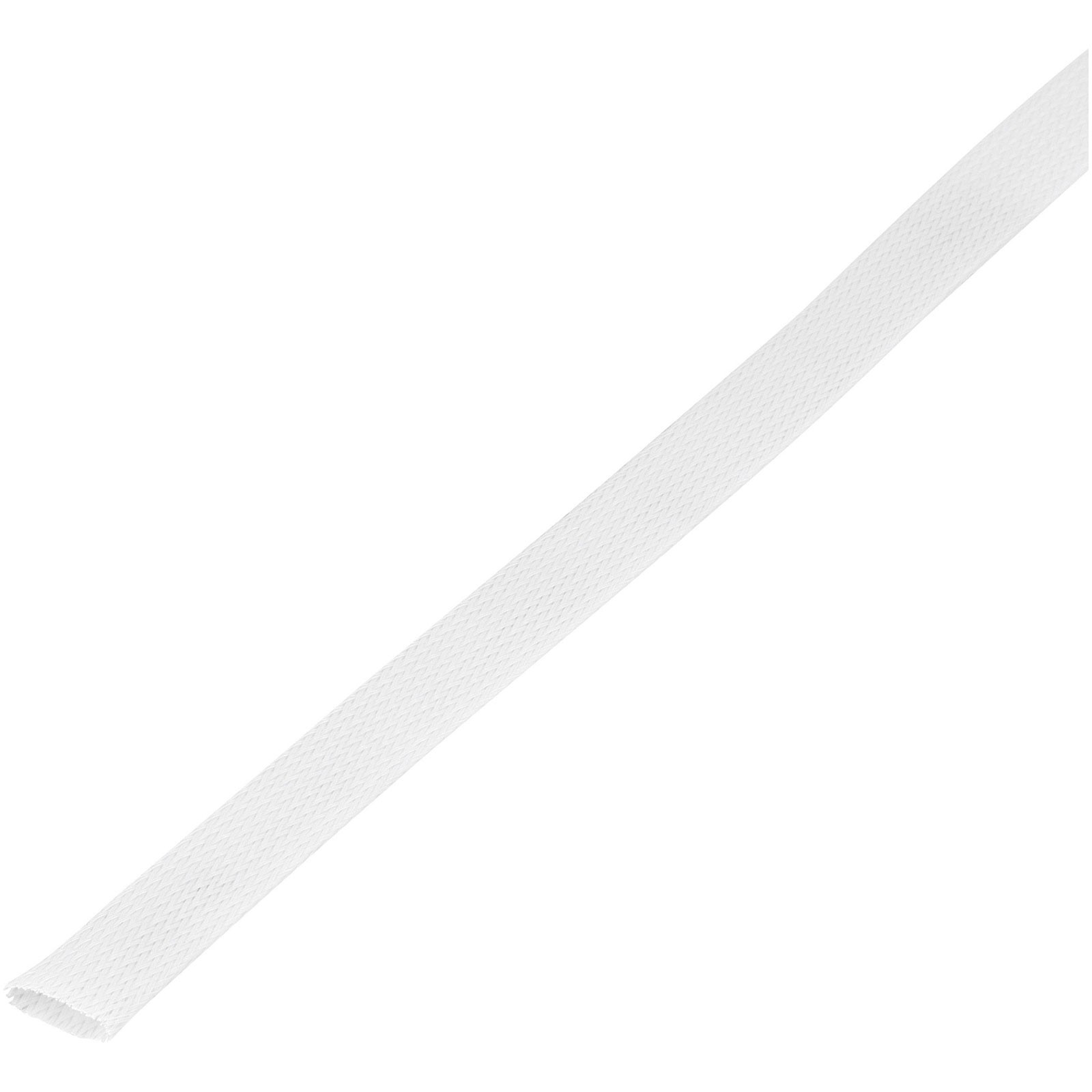 TruComponents Braided hose White PET 30 up to 37mm 5m