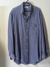 MARIANO RUBINACCI Polo Shirt M Navy Made in Italy Classic Fit