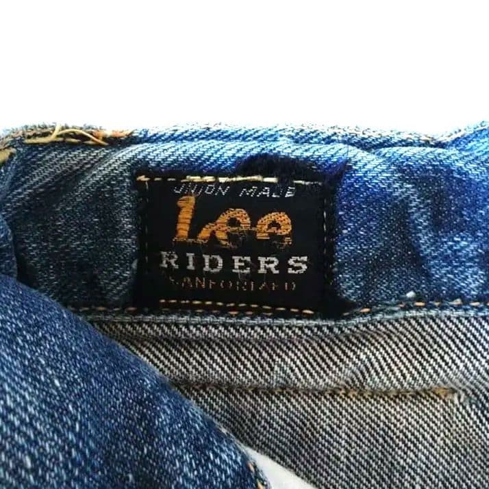 Lee 101B Vintage 50s Black Side Tag Jeans W32 L29 image 4