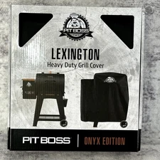 New - Pit Boss Lexington Heavy Duty Grill Cover Onyx Edition - Black - PN 73500