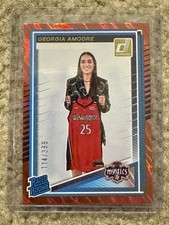 2025 Donruss WNBA Georgia Amoore Red Lava Parallel /399 Rated Rookie #96 Mystics