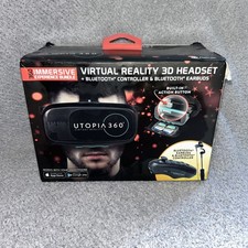 Utopia 360 Virtual Reality Headset With Bluetooth Controller BRAND NEW UNOPENED