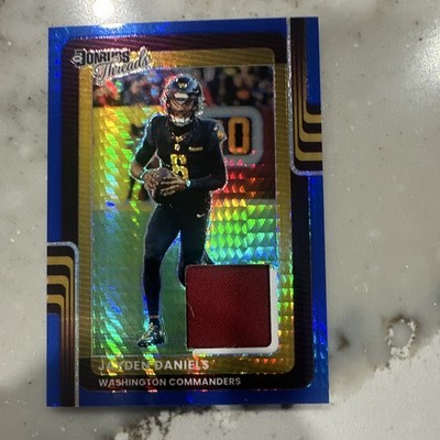 Panini 2025 Donruss Optic Jayden Daniels Threads Prizm DTBH-JDS Lot 2
